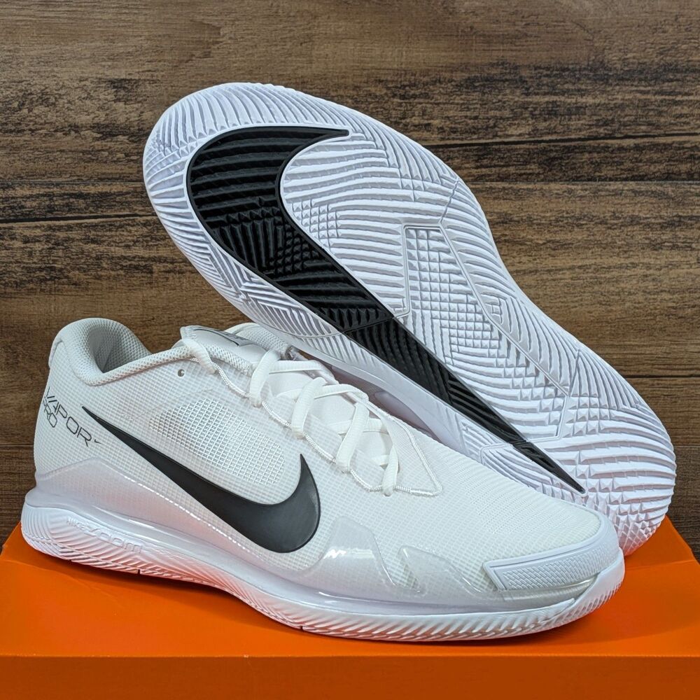 Nike Air Zoom Vapor Pro HC Men's 12 Hard Court White Tennis Shoes CZ0220-124